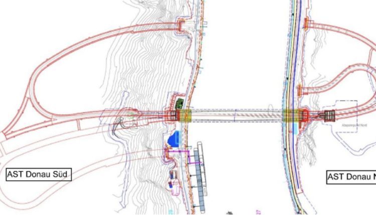 Il progetto del lotto 1 “Donau Brücke” sull’A26