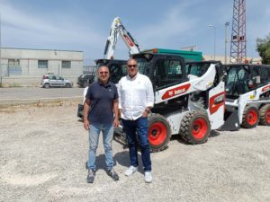 Giovanni Costantino e Giovanni Riela titolari della concessionari Betra, esclusivista Bobcat per la Sicilia