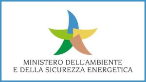 Logo del ministero dell'ambiente e della sicurezza energetica