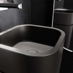 lavabo in ceramica hako versione da appoggio 30x30 cm