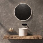 lavabo in ceramica the new yorker versione semi freestanding