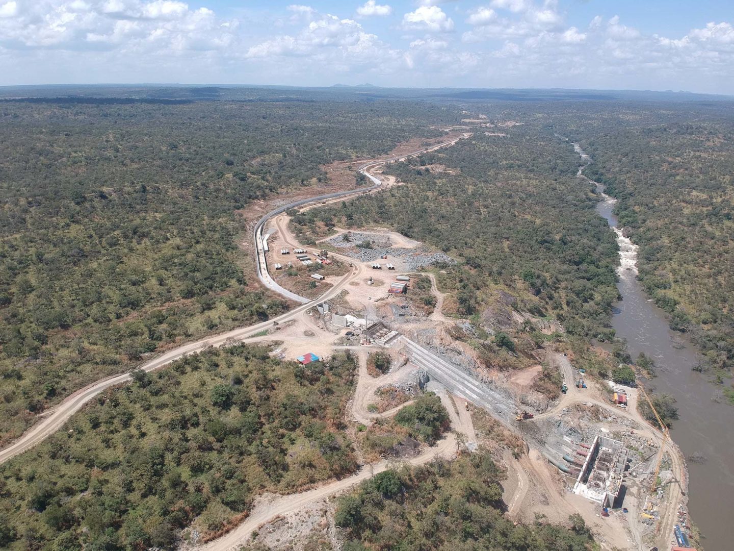 Achwa 1 centrale in costruzione