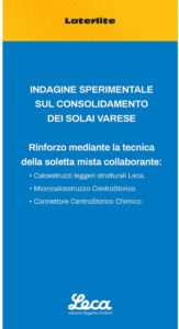 Laterlite la copertina del manuale dedicato ai solai tipo Varese