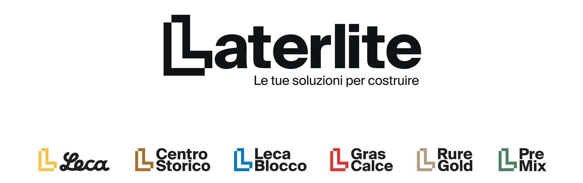 Laterlite rebranding del logo e dei 6 brand