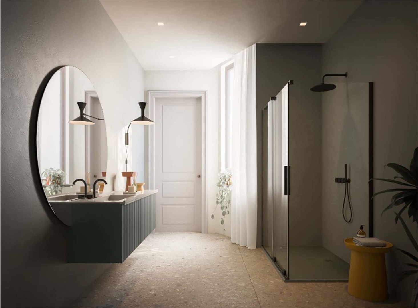 Ronal Bahrooms, stanza da bagno realizzata secondo il concept Colour