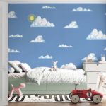 WallPepper/Group collezione kid collection modello cloudy pixel