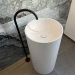 Zazzeri bagno degli ospiti con rubinetteria della collezione Z316