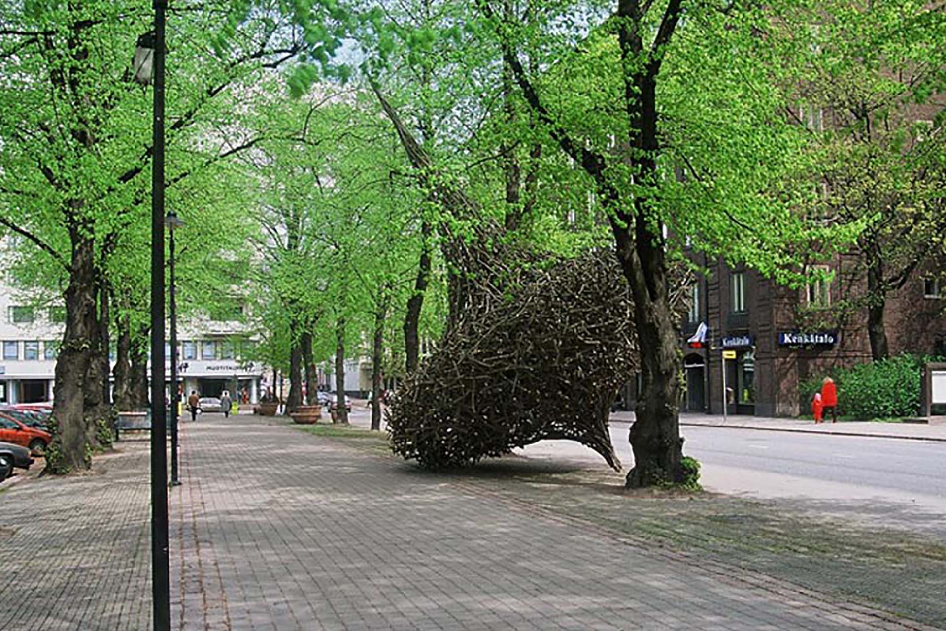 Helsinki Woven Tree di Jaakko Pernu ©InHabitat