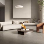 Vitra Tiles serie Flakeart ambientazione living