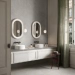 Vitra Tiles serie Stoneart ambientazione bagno