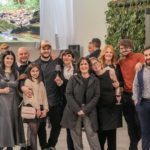 Bluehouse inaugurazione showroom a Milano foto di gruppo