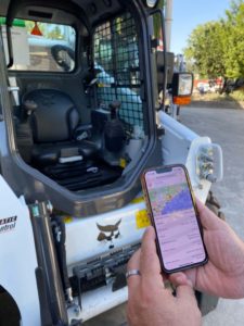 Bobcat sistema telematico Machine Iq controllo da smartphone