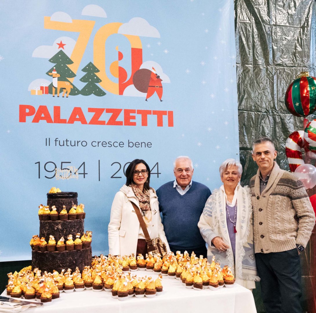 Da sinistra Chiara, Ruben, Lucilla e Marco Palazzetti