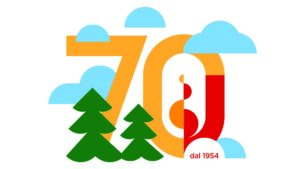 Palazzetti Logo celebrativo 70 anni