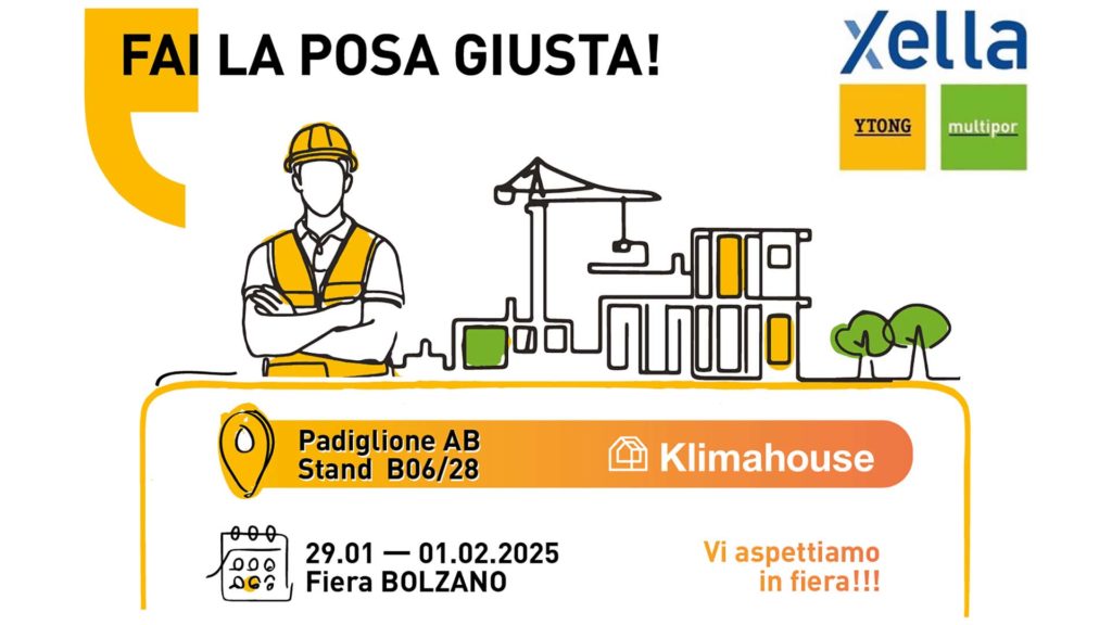 Xella banner per Klimahouse