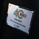 Jcb Logo per celebrare l'anniversario filiale