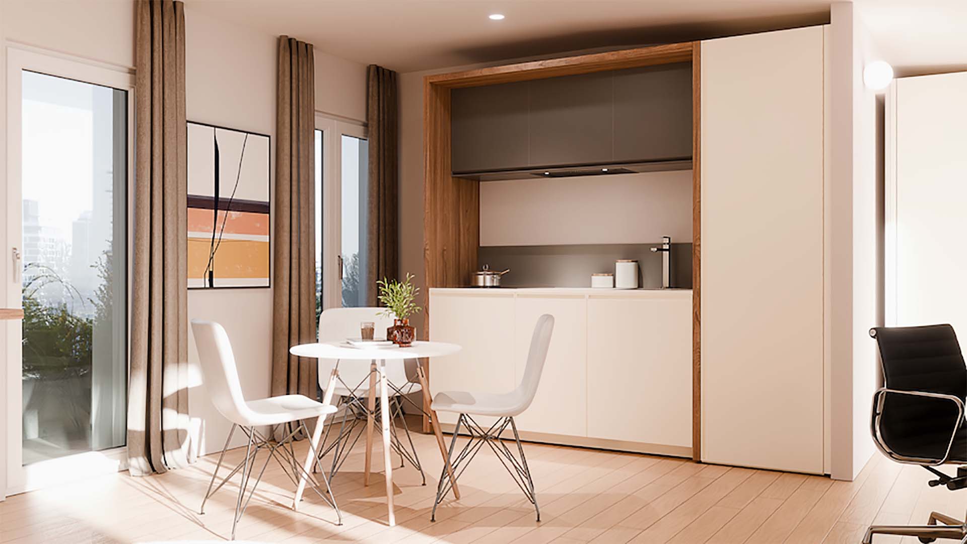 Clei blocco cucina lineare